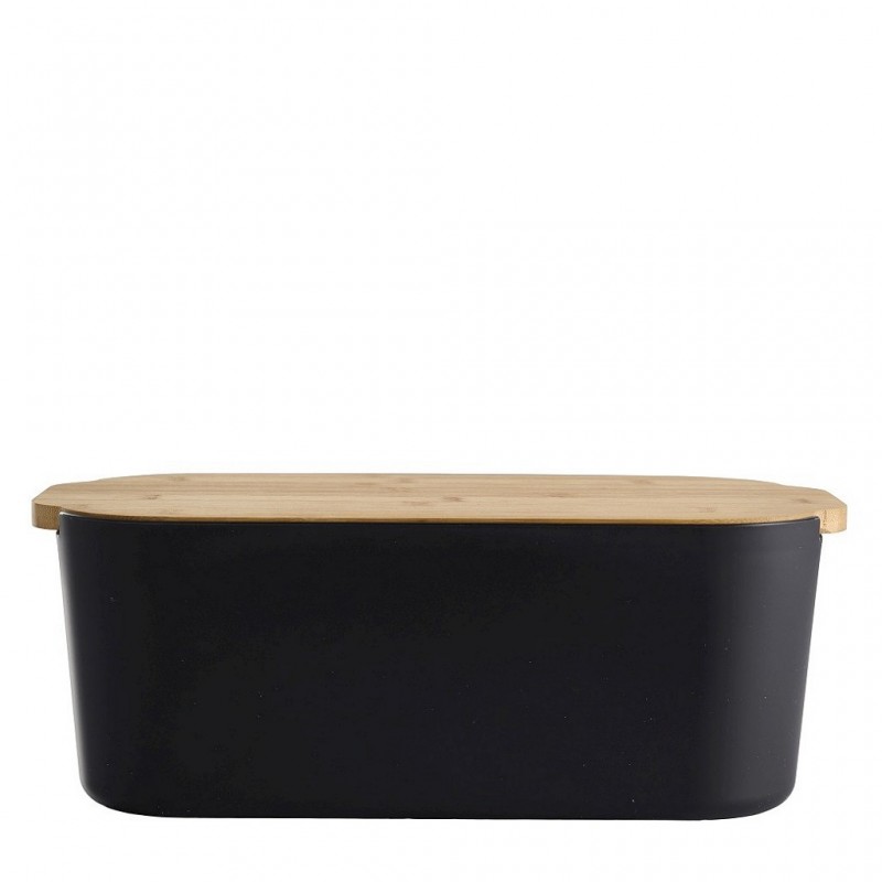 Ψωμιέρα Από Bamboo Μαύρη 12x33x18.5εκ Day Espiel