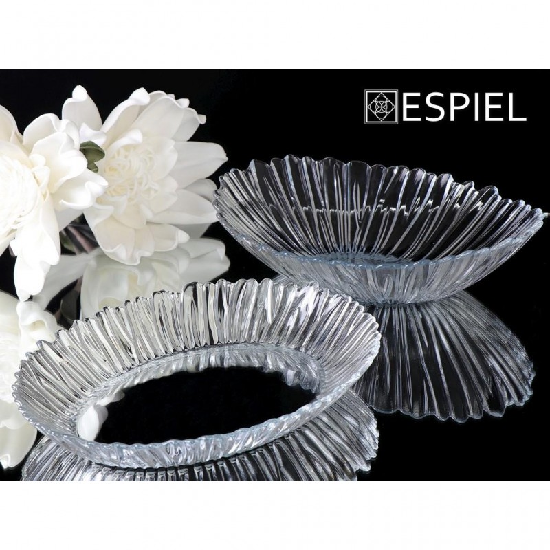 Μπωλ Οβάλ Tempered 1800ml 33x8.4Εκ Aurora Espiel