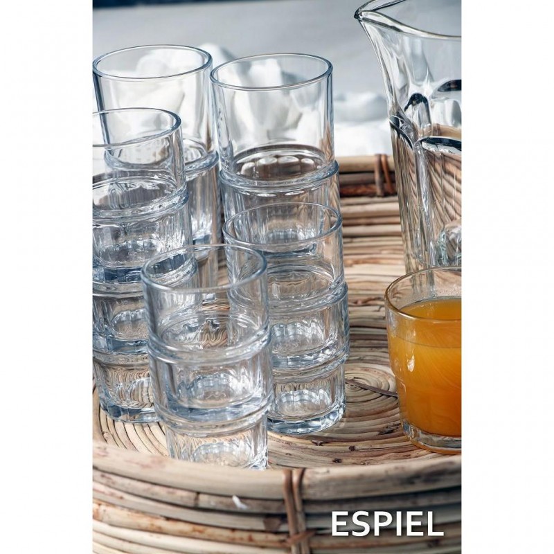 Ποτήρι Νερού Γυάλινο Διάφανο 220ml Δ7.2x8.4εκ 