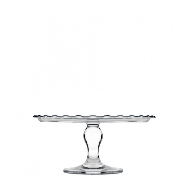 Τουρτιέρα Γυάλινη Με Πόδι Διάφανη Petite Patisseries 13x12.1Εκ. Espiel 