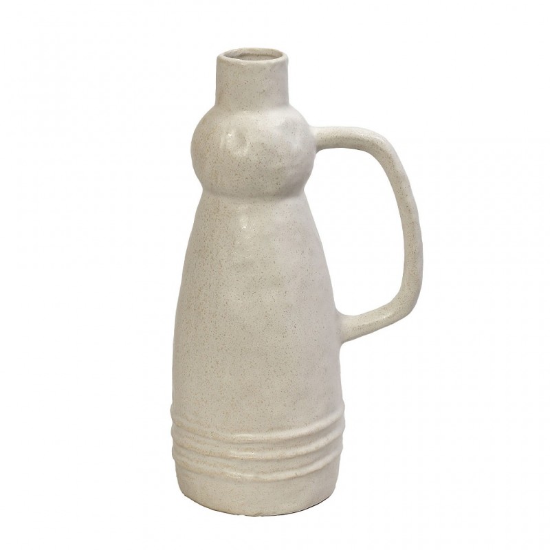 Βάζο Λευκό Κεραμικό 16.5x11.5x29Εκ Espiel