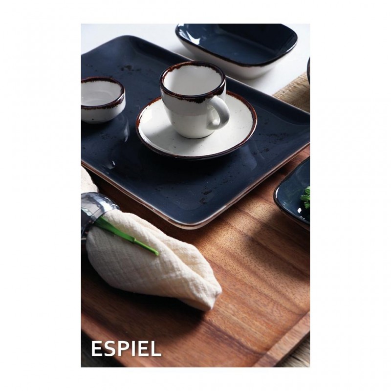 Φλιτζάνι & Πιατάκι Εσπρέσσο Κρεμ 90Ml 12x6Ek Espiel