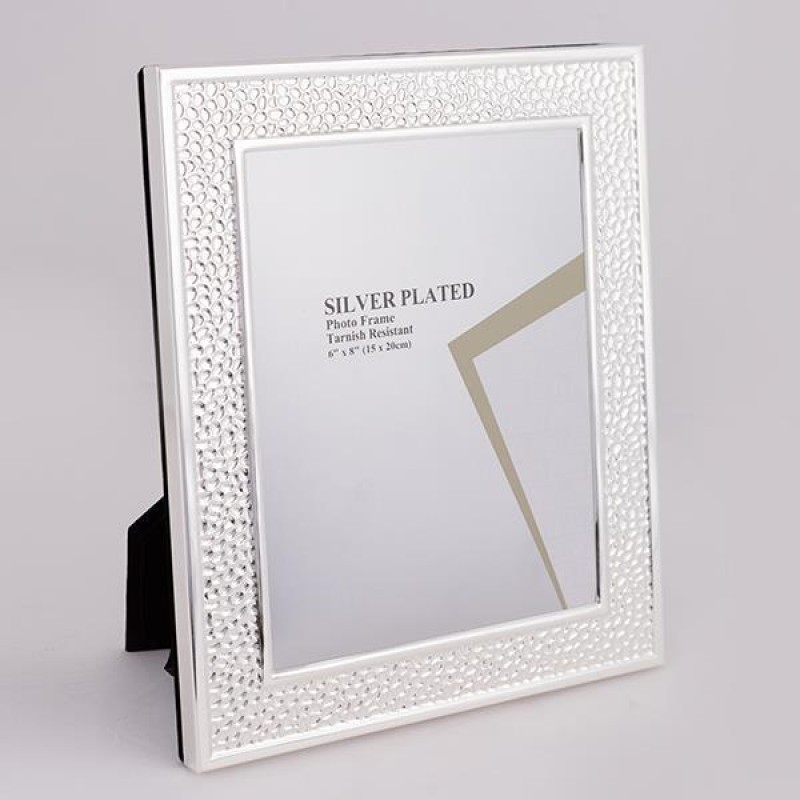 Κορνίζα (15x20) Μεταλλική Επάργυρη Ασημί Estheti