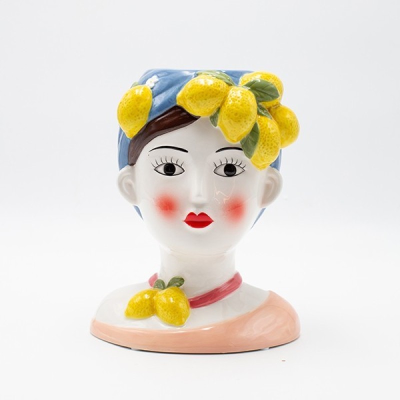 Βάζο Γυναίκα Κεραμικό Πολύχρωμο 16.2x12.8x20.5Εκ Estheti