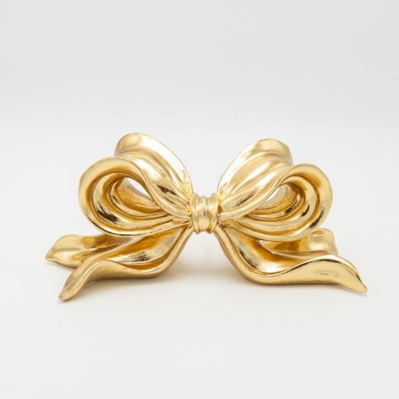 Φιόγκος Πολυρεζίν Χρυσός 26.5x13x10.5Εκ Estheti