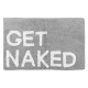 Ταπέτο Μπάνιου 50x80εκ ''Get Naked'' Γκρι 50x80εκ 