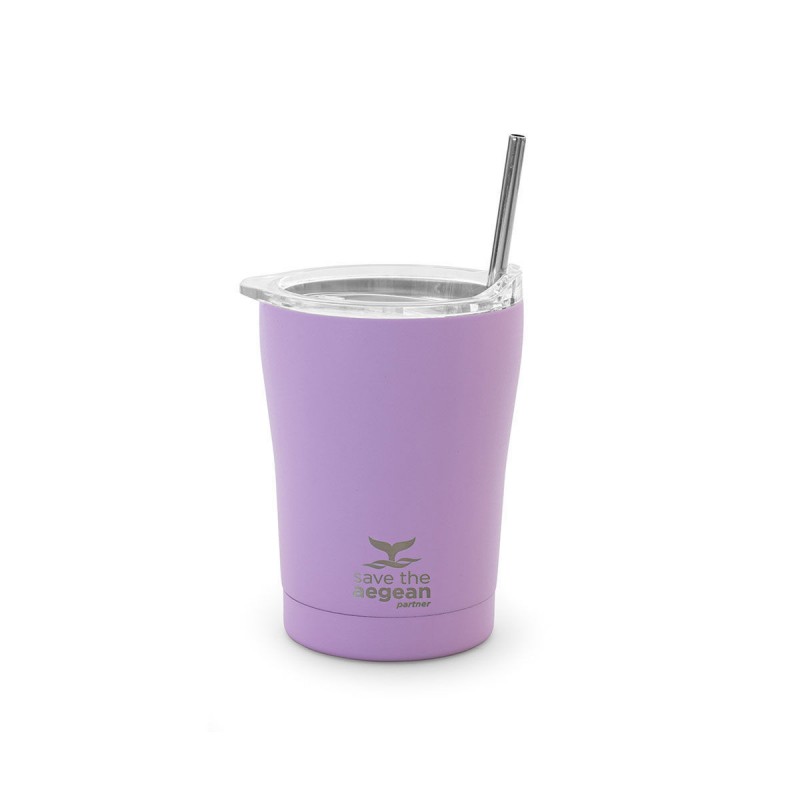 Θερμός Coffee Mug SaveThe Aegean 350ml Lavender Purple