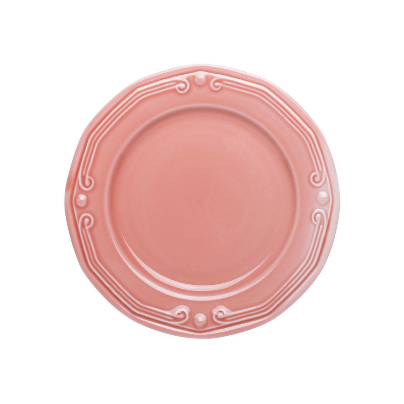 Πιάτο Ρηχό Athenee Πορσελάνινο Ανάγλυφο 20Cm Ροζ
