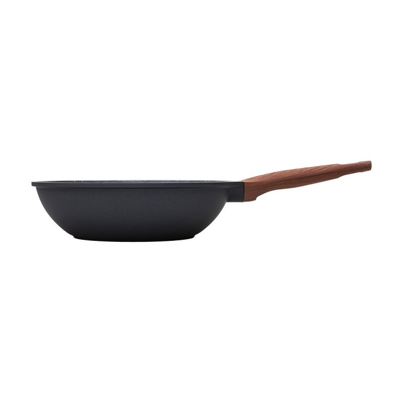Αντικολλητικό wok απο χυτό αλουμίνιο stone series       28x28εκ