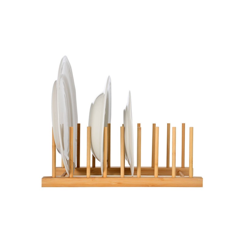 Πιατοθήκη Bamboo Essentials Αναδιπλούμενη 2 Επιπέδων Estia 