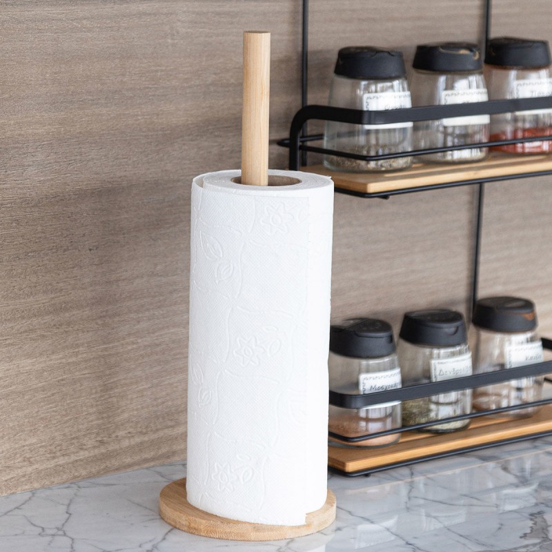 Βάση Για Ρολό Κουζίνας Bamboo Essentials 12x33.5cm Estia 