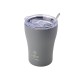 Θερμός Ποτήρι με Καλαμάκι 350ml Coffee Mug Save The Aegean Flord Grey Estia