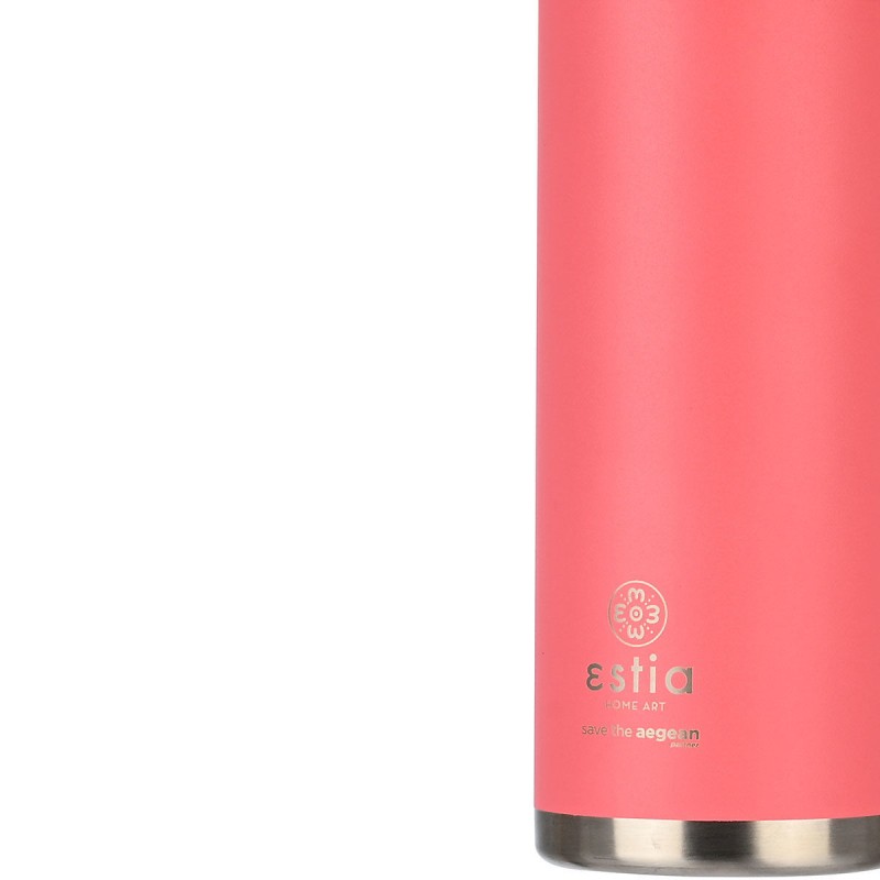 Estia Θερμός Travel Chug Save The Aegean 500ml Fusion Coral