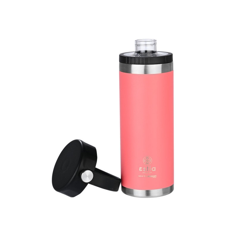 Estia Θερμός Travel Chug Save The Aegean 500ml Fusion Coral