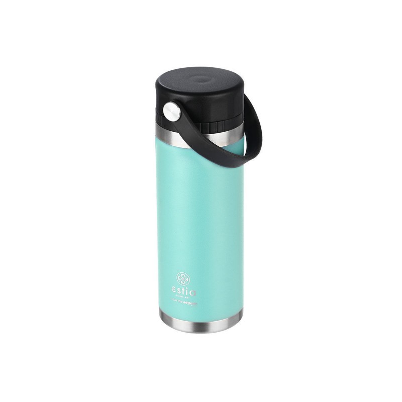 Estia Θερμός Travel Chug Save The Aegean 500ml Bermuda Green