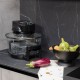 Φουρνάκι Ρομπότ Crystal Cook 1400w 12lt με Αντιστάσεις Μαύρο Estia