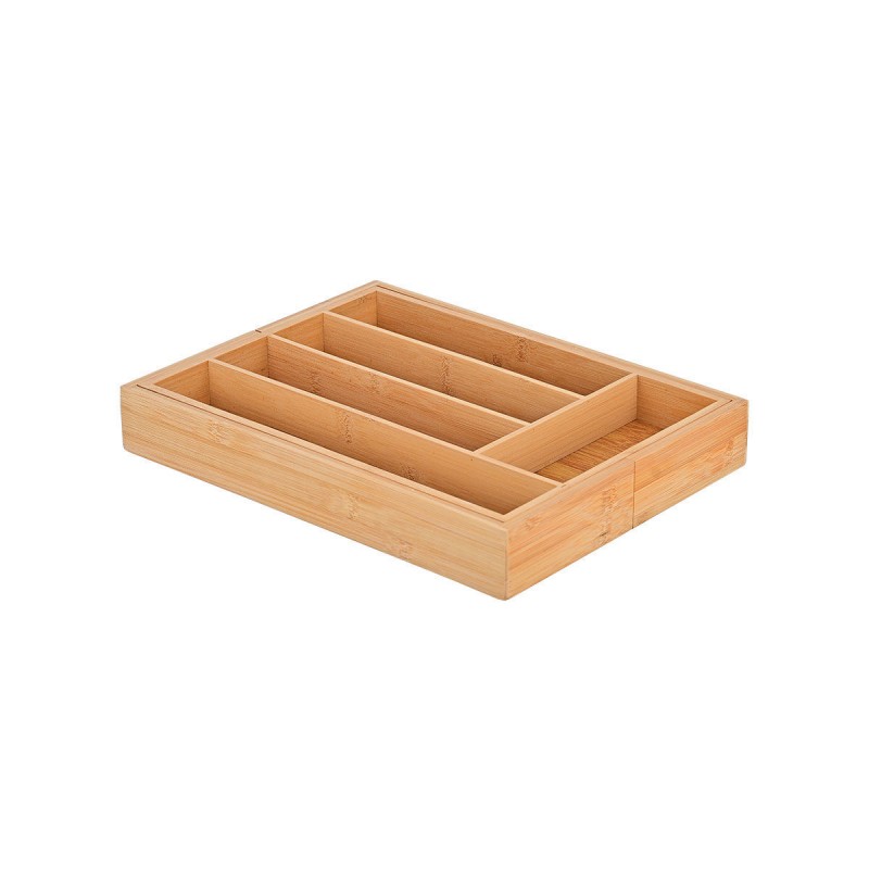 Estia Θήκη Συρταριού Για Μαχαιροπίρουνα Βamboo Essentials Επεκτεινόμενη