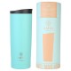 Estia Θερμός Travel Mug Save The Aegean 450ml Bermuda Green