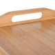 ESTIA ΔΙΣΚΟΣ ΣΕΡΒΙΡΙΣΜΑΤΟΣ BAMBOO ESSENTIALS 50x30x21cm ΜΕ ΑΝΑΔΙΠΛΟΥΜΕΝΑ ΠΟΔΙΑ