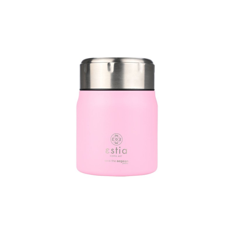 Δοχείο Φαγητού Θερμός Inox Aegean 0.5lt Blossom Rose Estia 