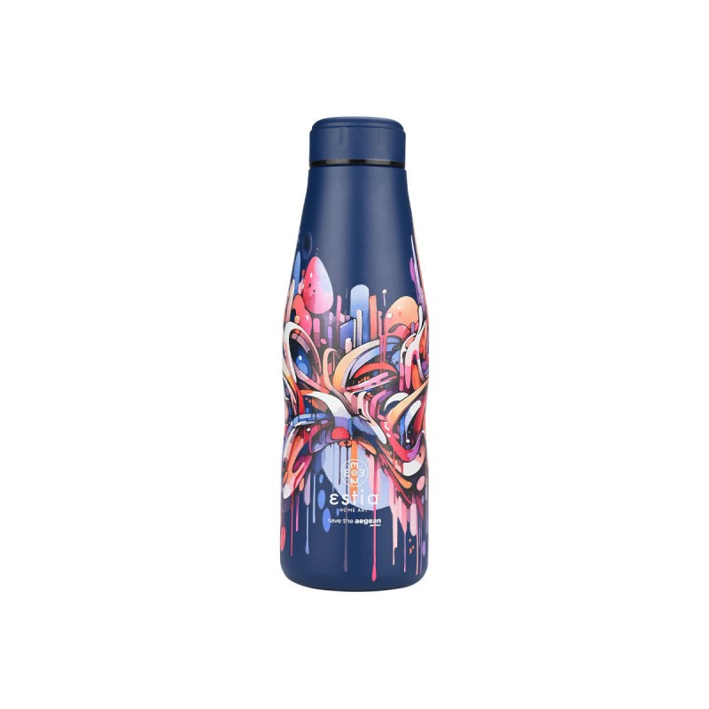 Estia Θερμός Travel Flask Save The Aegean 500ml Vibrant Vortex