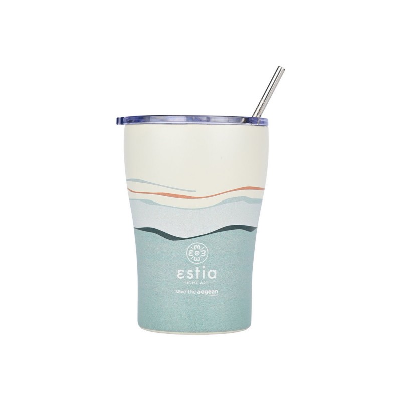 Estia Θερμός Coffee Mug Save The Aegean 350ml Ecozen Horizon