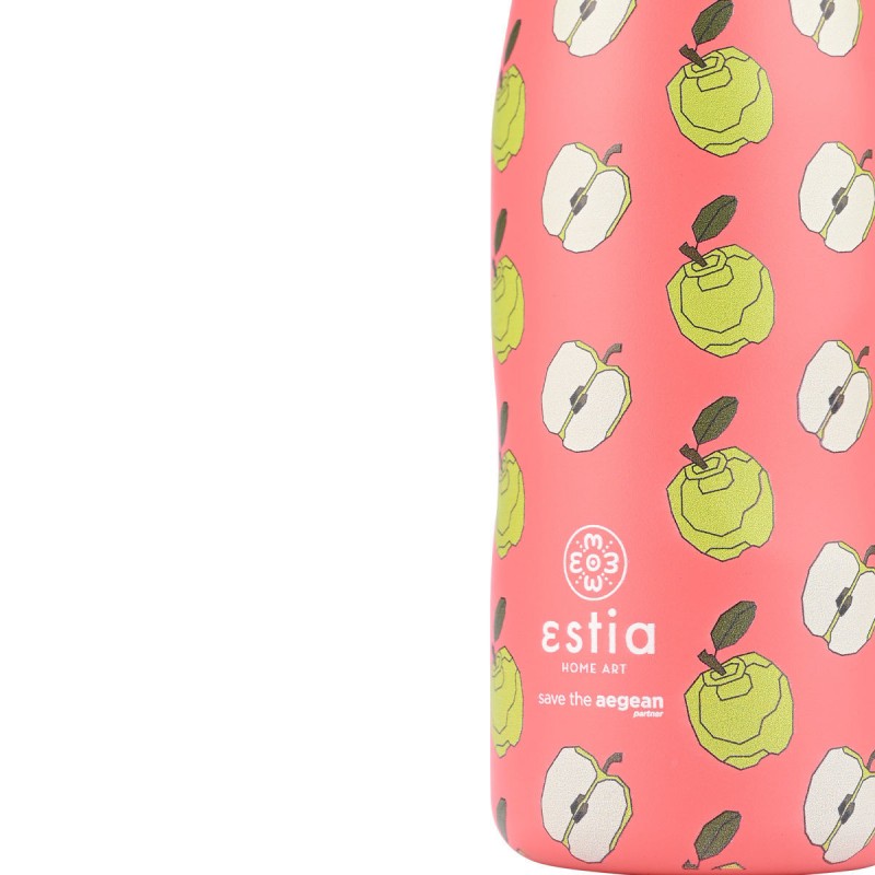 Estia Θερμός Travel Flask Save The Aegean 500ml Apple Odyssey