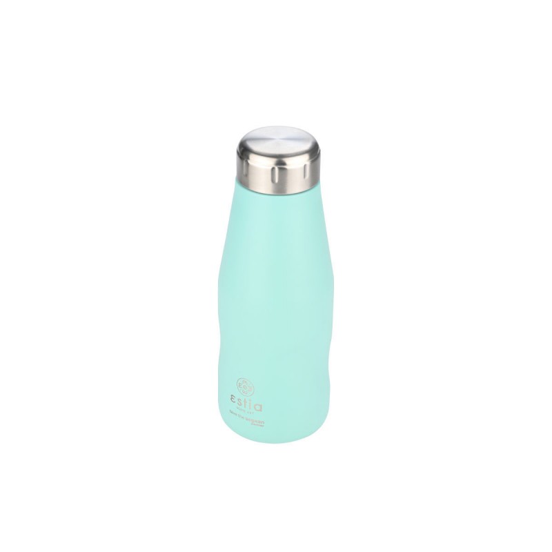 Estia Θερμός Travel Flask Save The Aegean 350ml Bermuda Green