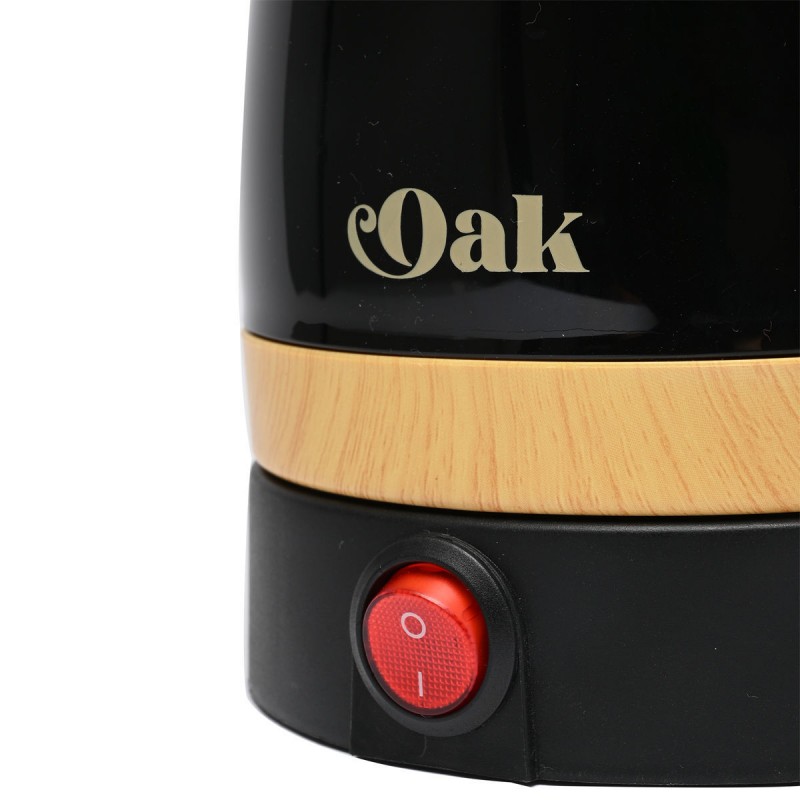 Estia Ηλεκτρικό Μπρίκι Oak 800W Με Αποσπώμενη Βάση 360° Μαύρο