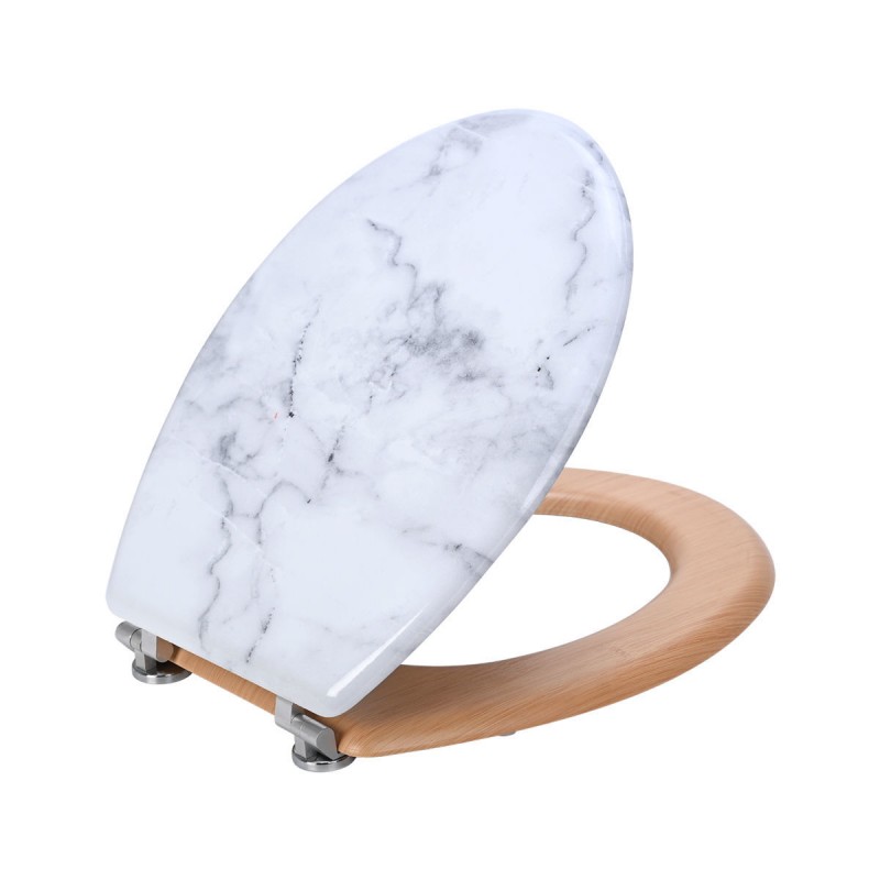 Estia Καπάκι Τουαλέτας Marble Με Μεντεσέδες Από Κράμα Ψευδαργύρου