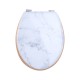 Estia Καπάκι Τουαλέτας Marble Με Μεντεσέδες Από Κράμα Ψευδαργύρου