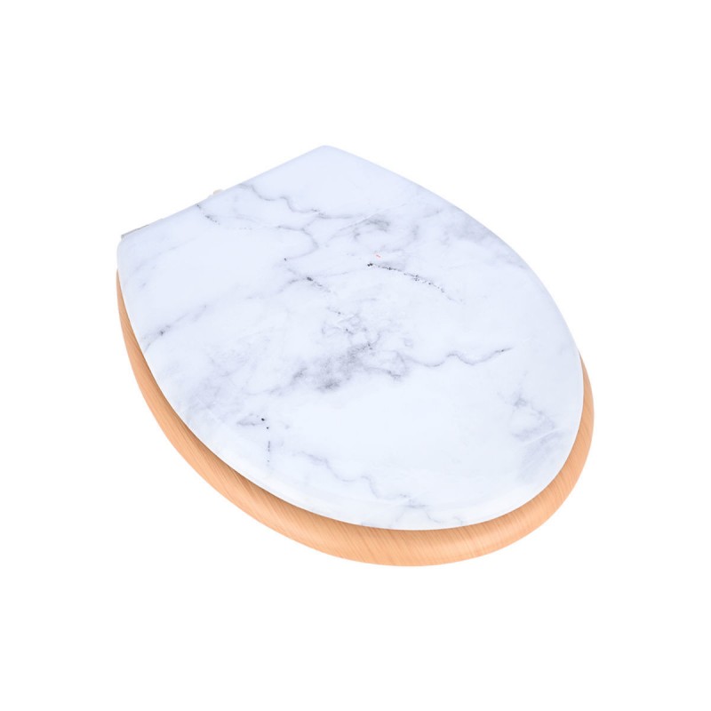 Estia Καπάκι Τουαλέτας Marble Με Μεντεσέδες Από Κράμα Ψευδαργύρου