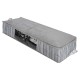 Θήκη Αποθήκευσης Non Woven Υφασμάτινη 100x50x20Εκ Με Παράθυρο Ivory Estia 