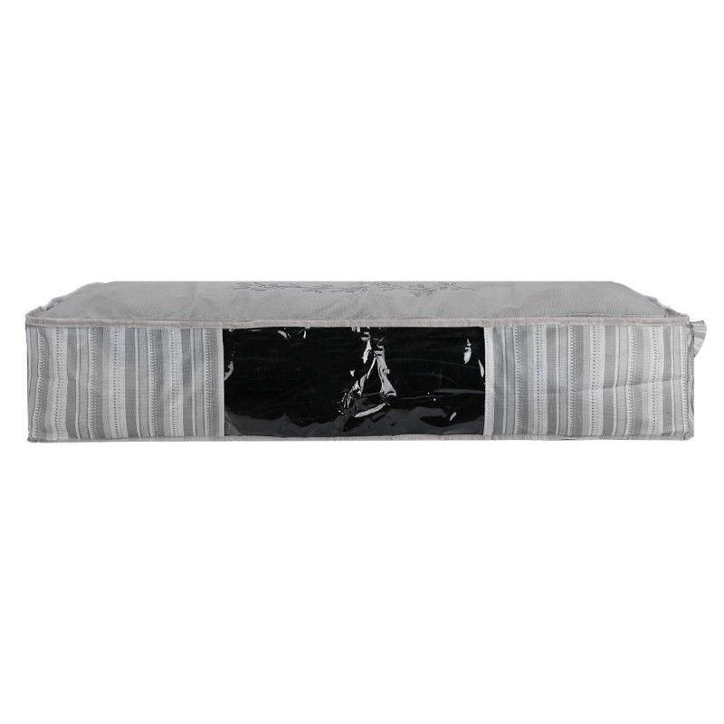 Θήκη Αποθήκευσης Non Woven Υφασμάτινη 100x50x20Εκ Με Παράθυρο Ivory Estia 