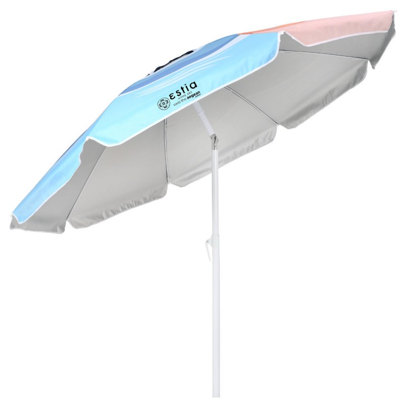 Estia Ομπρέλα Θαλάσσης Serene Shores Με Προστασία UPF 50+ Αλουμινίου 2M