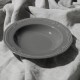 Πιάτο Βαθύ Athenee Πορσελάνινο Ανάγλυφο 23Cm Γκρι
