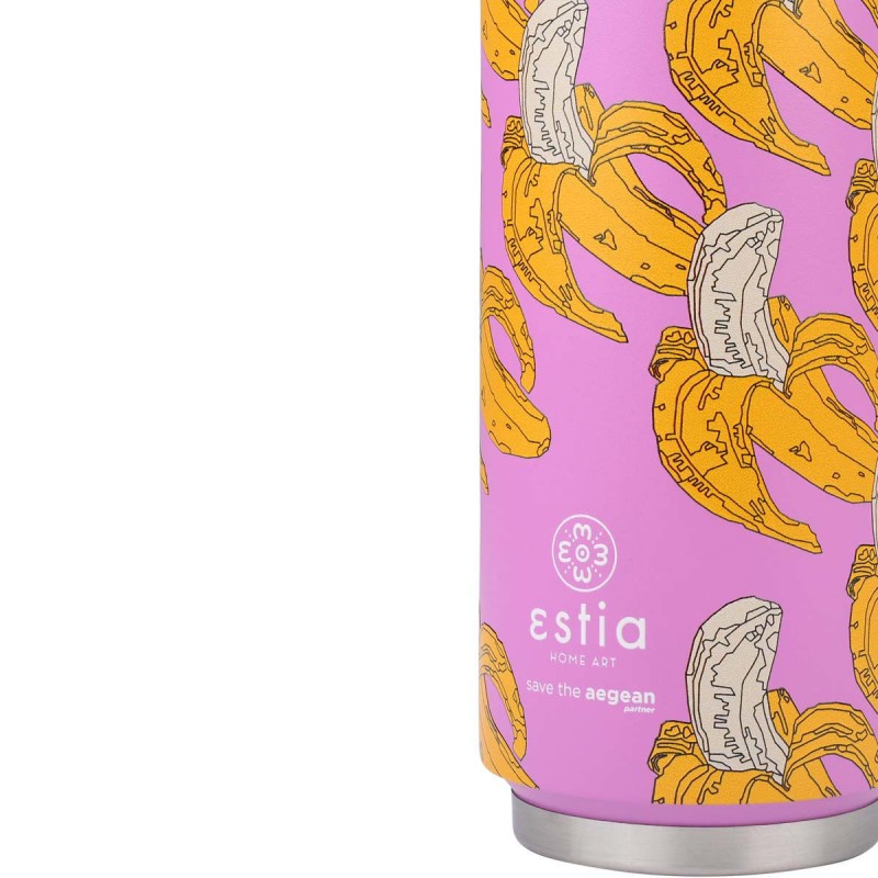 Estia Θερμός Travel Cup Save The Aegean 500ml Banana Swirl