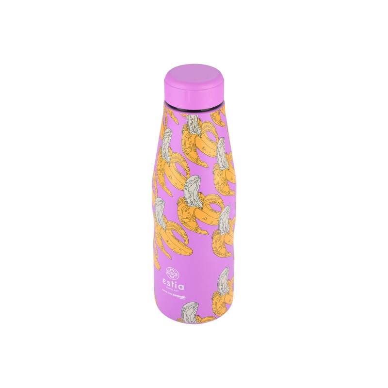 Estia Θερμός Travel Flask Save The Aegean 500ml Banana Swirl