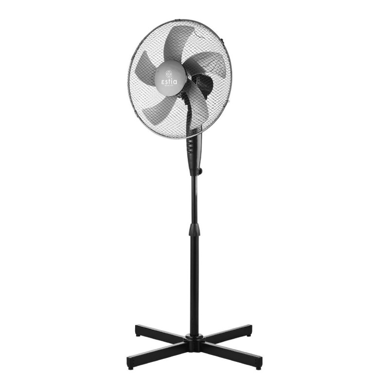 Estia Ανεμιστήρας Σταντ Επιδαπέδιος Aeropulse 40cm 50w Μαύρος