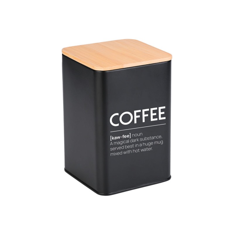 Βάζο Για Καφέ Με Καπάκι Ξύλινο Καφέ 10x10x13Εκ Essentials Estia 