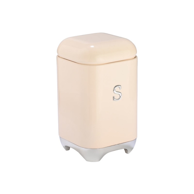 Δοχείο Για Ζάχαρη Epoque Μεταλλικό 11x18.8cm Κρεμ Estia