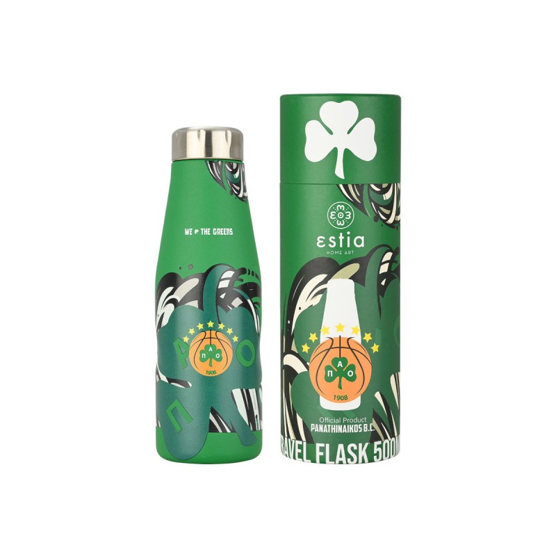 Μπουκάλι Θερμός Travel Flask Panathinaikos BC Edition We The Greens 500ml Estia 