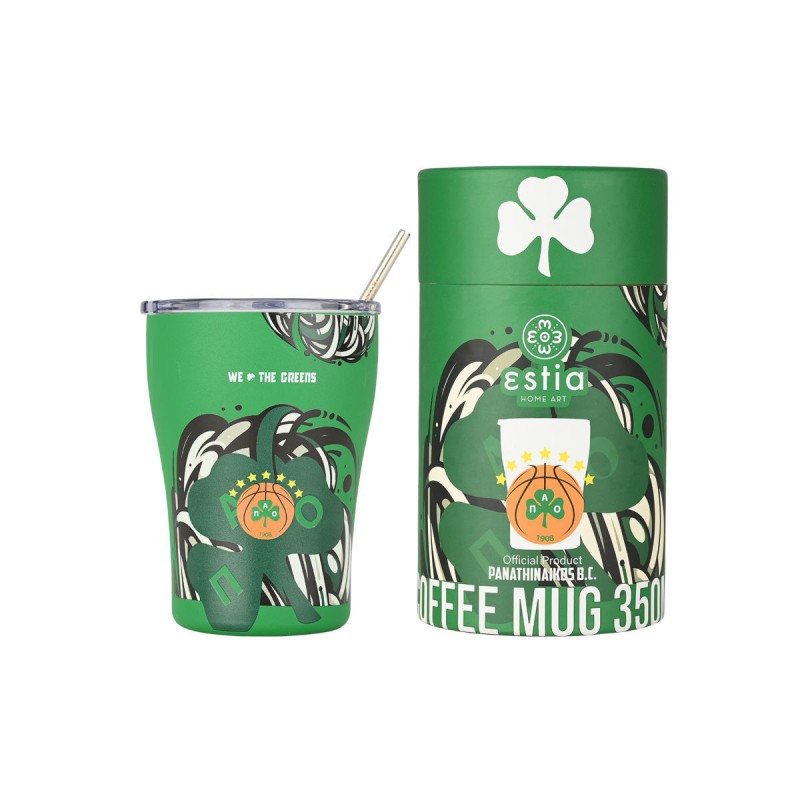 Θερμός Coffee Mug Panathinaikos BC Edition We The Greens 350ml Estia 