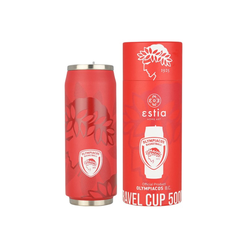 Θερμός Travel Cup Olympiacos BC Edition 500ml Estia 