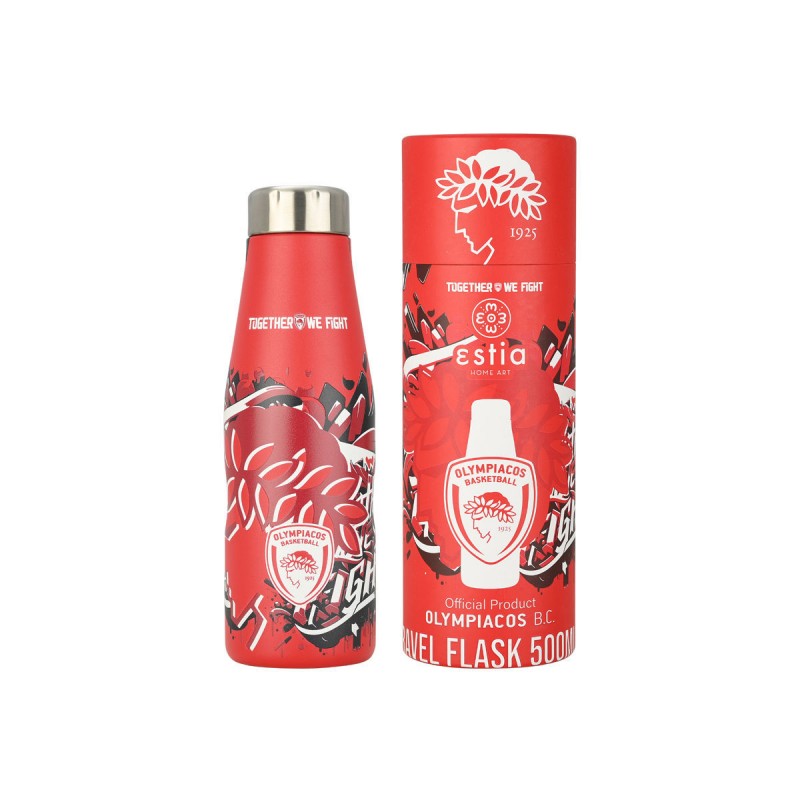 Estia Θερμός Travel Flask Olympiakos Bc Edition Together We Fight 500ml