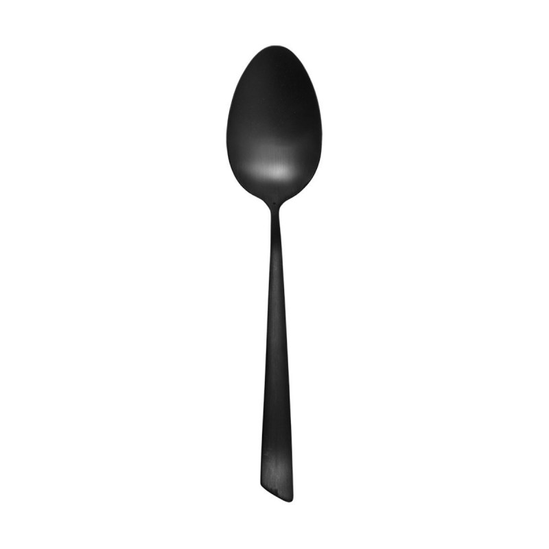Estia Κουτάλι Φαγητού Edge Black Ανοξείδωτο Ατσάλι 18/0 Μαύρο Mατ