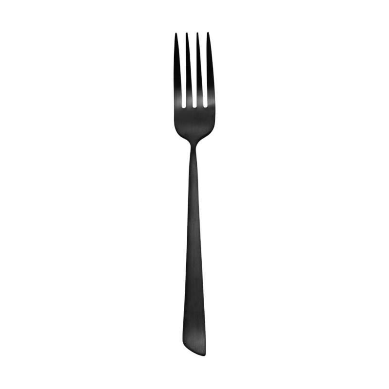 Πιρούνι Φαγητού Edge Black Ανοξείδωτο Ατσάλι 18/0 Μαύρο Mατ Estia