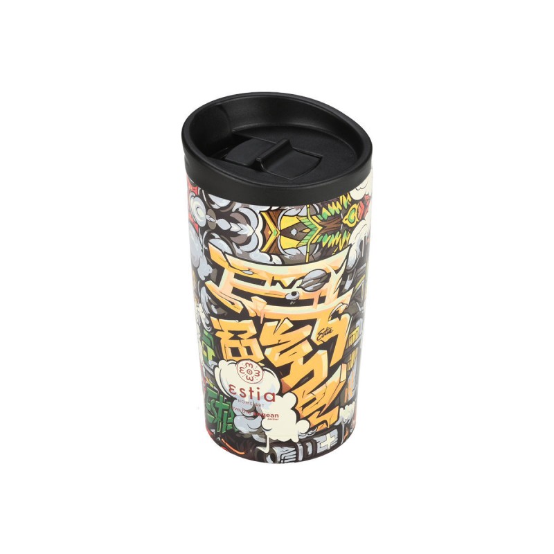 Θερμός Travel Mug Save The Aegean 350ml Graffiti Rhythm Estia 