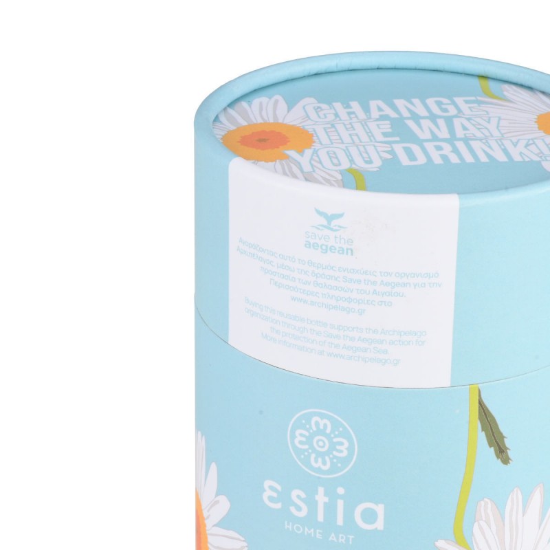 Estia Θερμός Coffee Mug Save The Aegean 350ml Dreamy Sky