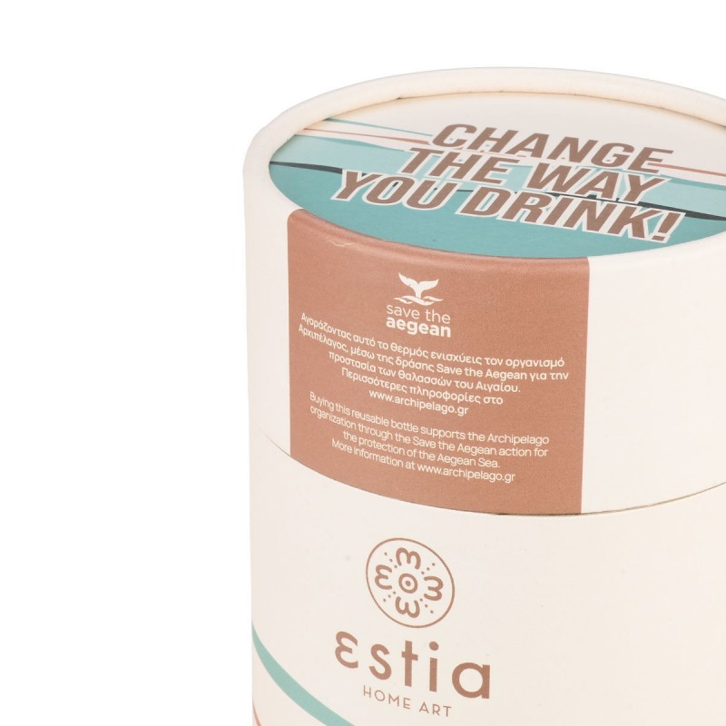 Estia Θερμός Coffee Mug Save The Aegean 350ml Ecozen Horizon